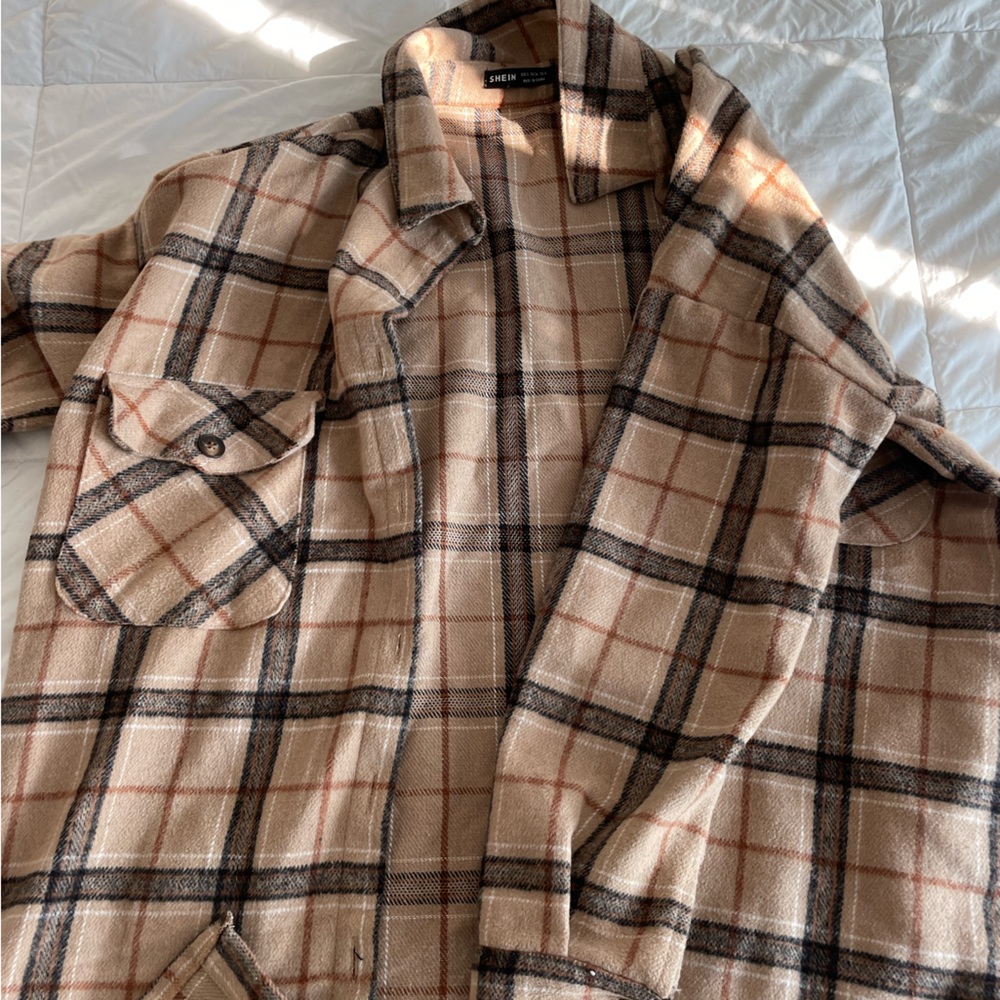 Fuzzy Oversized Flannel